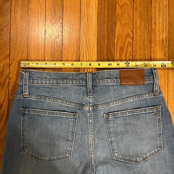 Madewell Like New Wide Leg Crop Light Blue Jeans Sz 29 - Picture 7 of 8